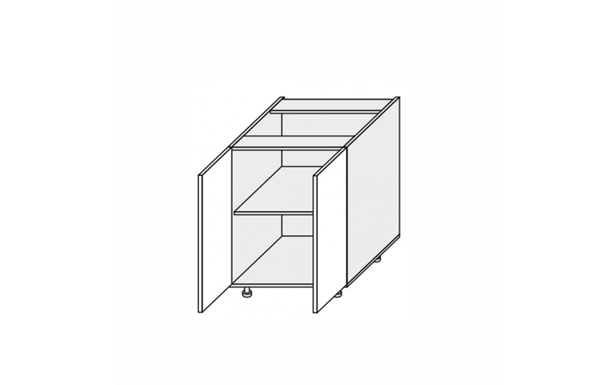 Кухонная секция Миллениум WG нижняя 80Н/820 2дв - Фото